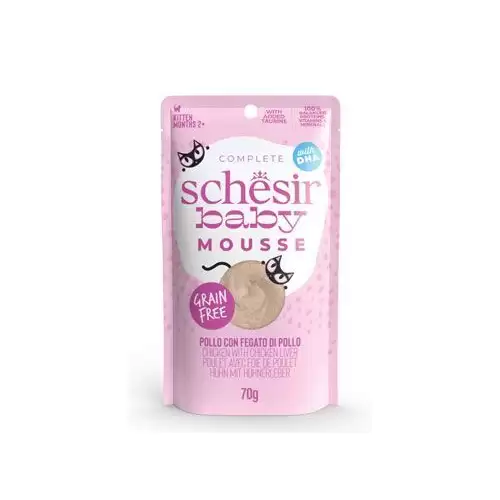 Schesir Cat kapsa Kitten Lifestage Mousse kuře 70g