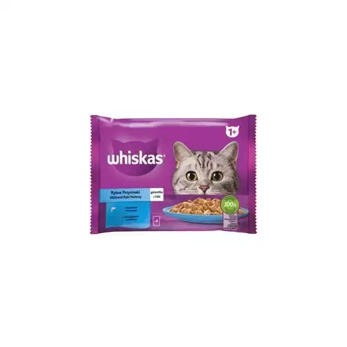 Whiskas kapsa Core rybí výběr v želé 4x85g