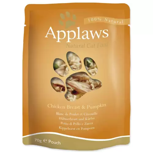 Kapsička Applaws Cat kuře s dýní 70g