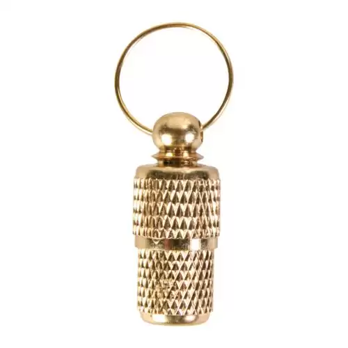 Adresář kovový pozlacený větší