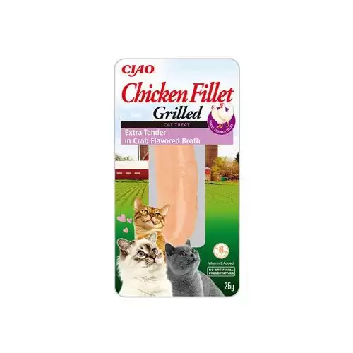 Churu Cat Chicken Fillet Extra in Crab Flav.Broth 25g
