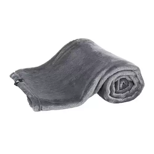 Plyšová deka Kimmy, šedá 100 x 75cm