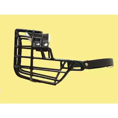  Náhubek kovový Pitbulteriér - pes, gumoplast 125 x 135 x 85 mm