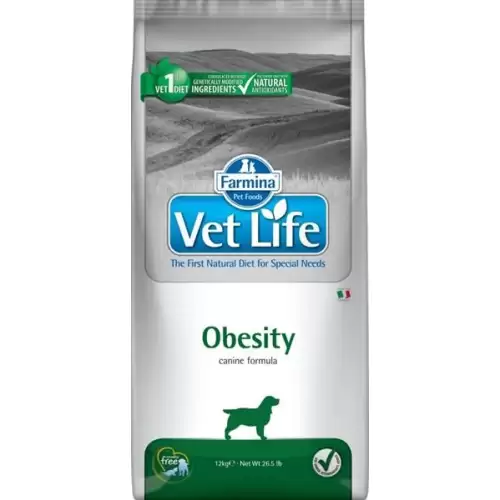  Vet Life Natural Canine Obesity 12 kg