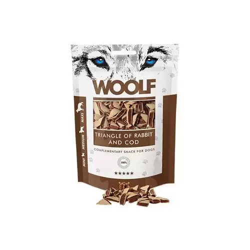 WOOLF Classic poch. Triangle of Rabbit and Cod 100g