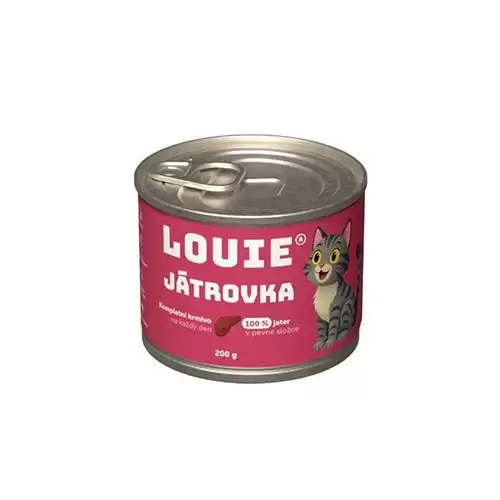 Louie Cat konz. Játrovka s prebiotiky 200g