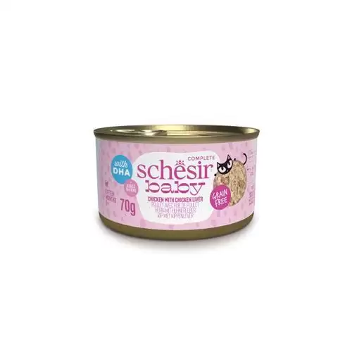 Schesir Cat konz. Kitten Wholefood kuře/játra 70g