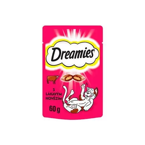 Dreamies kočka pochoutka s hovězím 60g