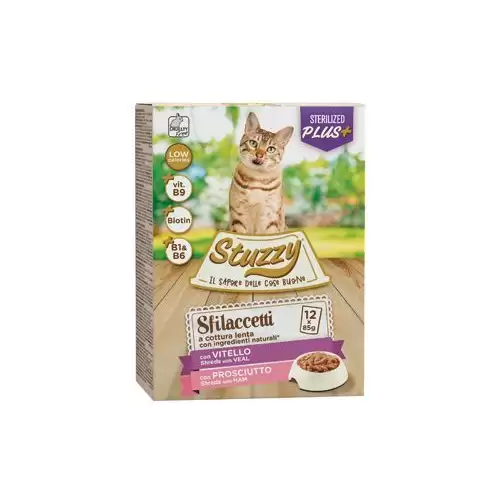 Stuzzy Cat kapsa Adult Sterilised šunka 12x85g