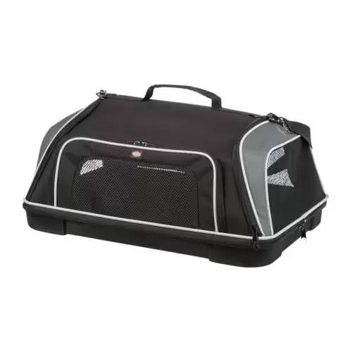 Letecká přepravní taška BOARDING, 55 × 23 × 40 cm, do 7 kg, černá/šedá