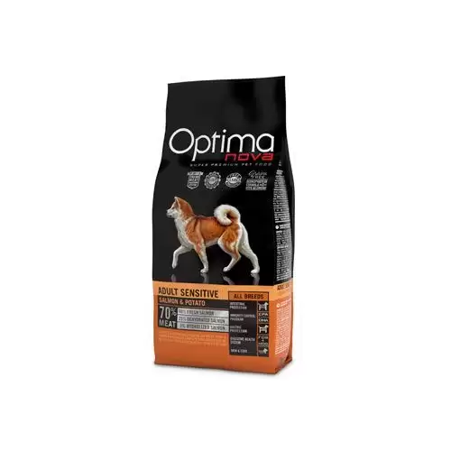 Optima Nova Dog GF Adult Sensitive Salmon&Potato 12kg