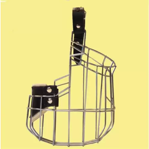  Náhubek kovový Německý ovčák - sport - fena, chrom 120 x 140 x 100 mm