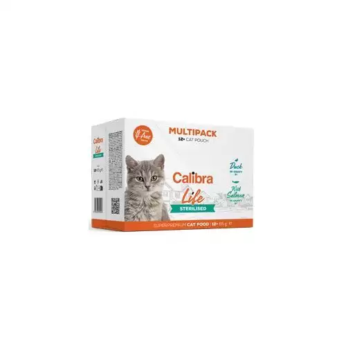 Calibra Cat Life kapsa Sterilised Multipack 12x85g