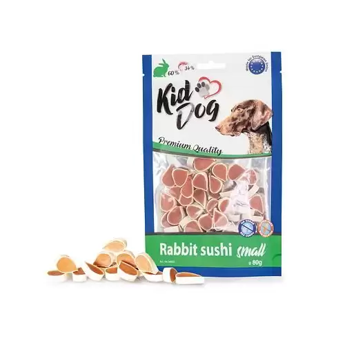 KIDDOG králičí malé sushi 80 g