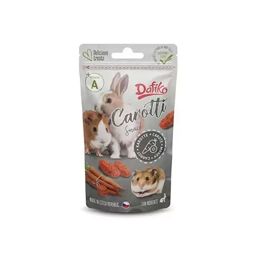 Dafiko snack pro hlodavce carotti 50g