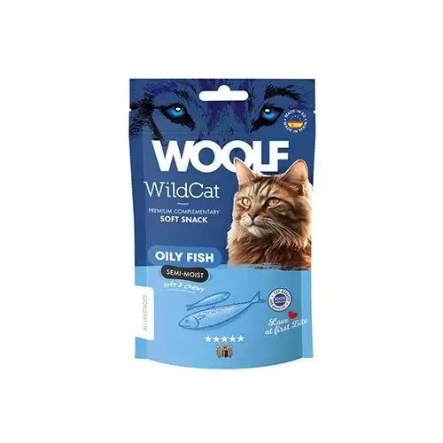 WOOLF WildCat Semi-Moist Snack Oily Fish 50g