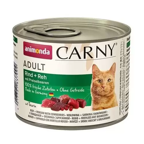 ANIMONDA konzerva CARNY Adult - hovězí,srnčí,brusinky 200g