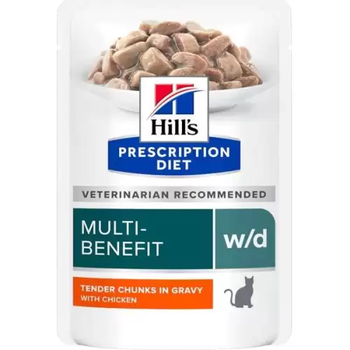 Hill's Prescription Diet Feline w/d kapsička 12 x 85 g