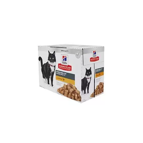 Hill's Fel. SP Adult7+ Sterilised Chicken kapsa 12x85g