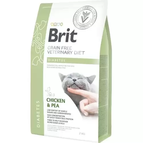  Brit Veterinary Diets Cat Diabetes 2 kg