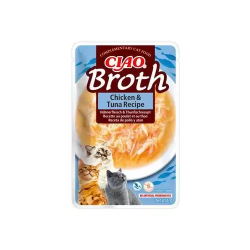 Churu Cat Broth Chicken&Tuna Recipe 40g