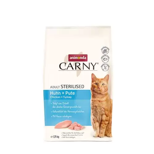 ANIMONDA Carny Sterilised - kuře + krůta 1.75 kg