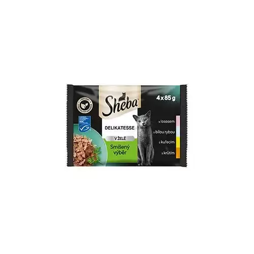 Sheba kapsa Delikatesse mix výběr 4x85g