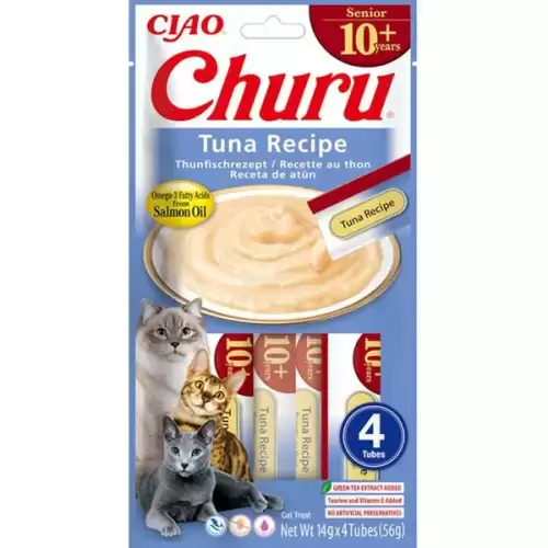 Inaba Churu Senior cat snack tuňák 4x 14g