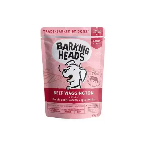 BARKING HEADS Beef Waggington kapsa 300g
