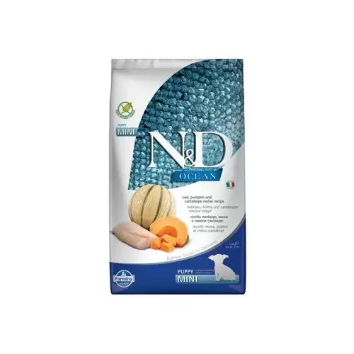 N&D OCEAN DOG Puppy Mini Codfish & Pumpkin&Melon 2,5kg
