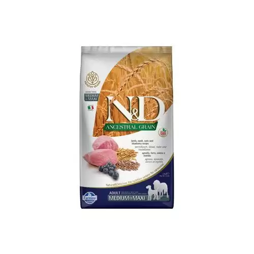 N&D LG DOG Adult M/L Lamb & Blueberry 2,5kg