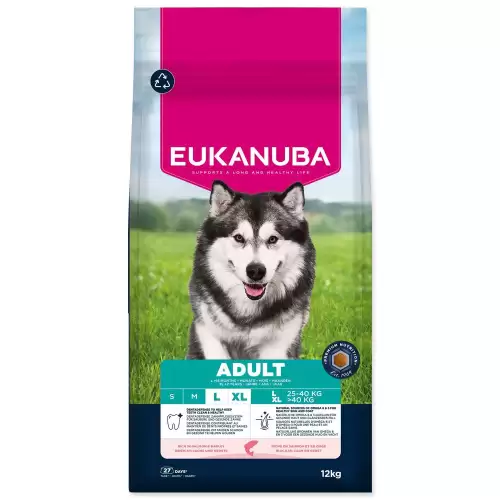 Krmivo EUKANUBA Adult Large rich in salmon and barley 12kg