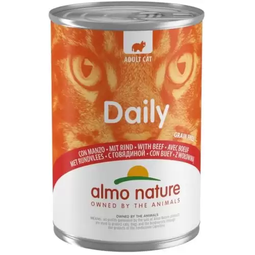  Almo Nature Daily Menu cat konz. hovězí 400g