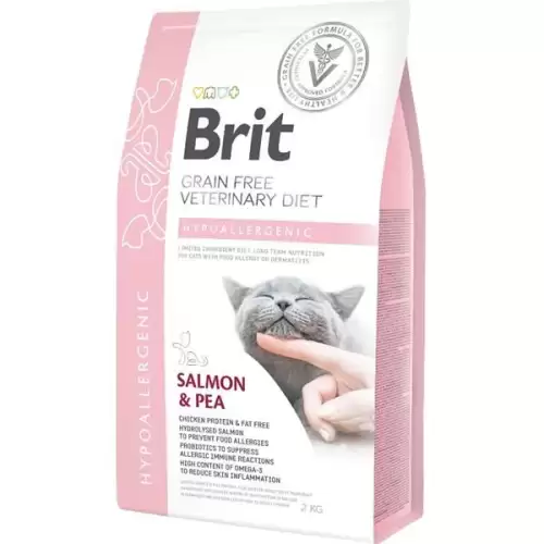  Brit Veterinary Diets Cat Hypoallergenic 2 kg