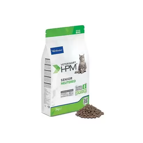 VET HPM Senior Cat Neutered 3kg NEW