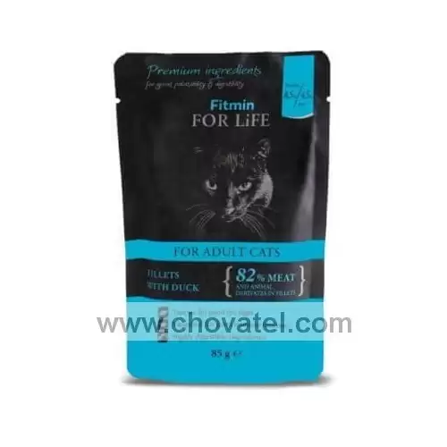 Fitmin For Life Cat Pouch adult Duck 85g