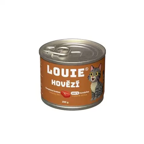 Louie Cat konz. Hovězí s prebiotiky 200g