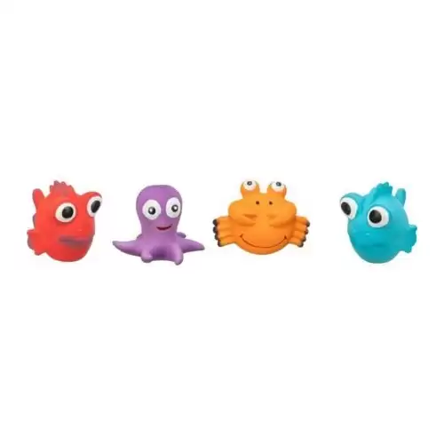 Sea Animals - mořská zvířátka, 9-12 cm, latexová hračka se zvukem, různé druhy