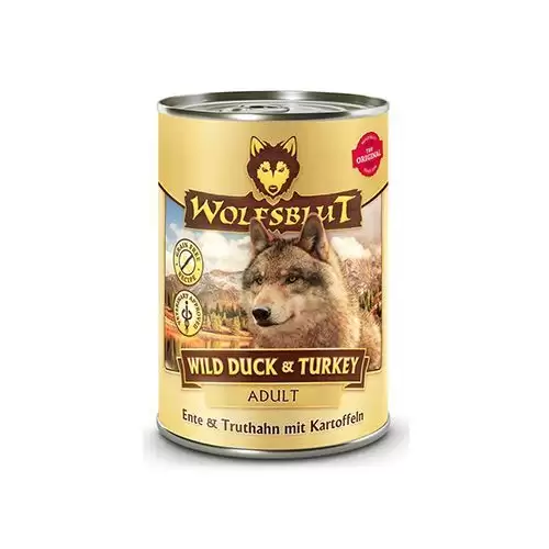 Wolfsblut Dog Adult Wild Duck&Turkey konz. 395g
