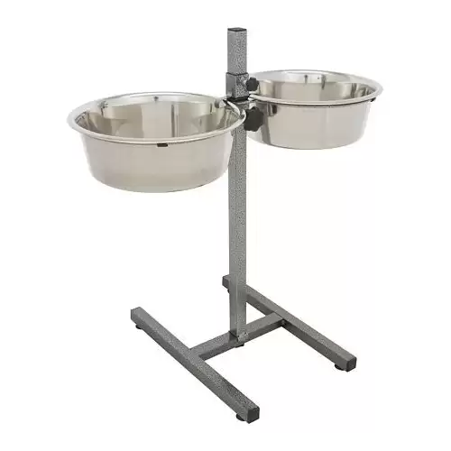 Psí bar, výška 60cm, 2x miska 4,5l/29cm