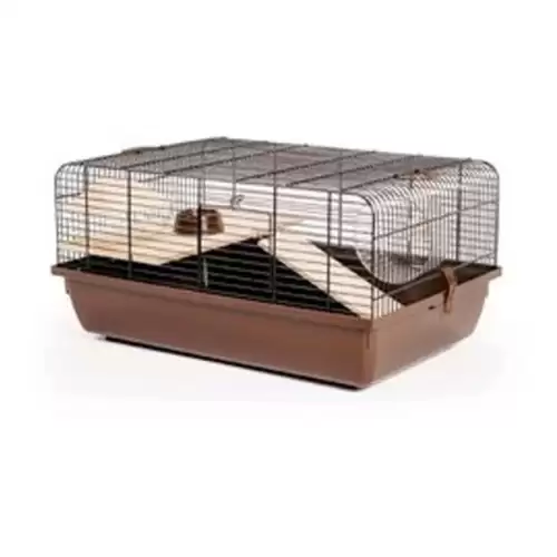 Klec hlod. křeček REX s výbavou, Interzoo 58x38x29cm