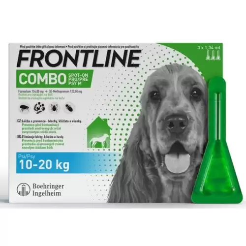  Frontline Combo spot-on dog M a.u.v. sol 3 x 1,34, 10-20kg