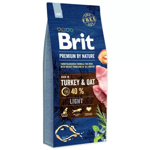Brit Premium Dog Nature Light 3 x 15kg