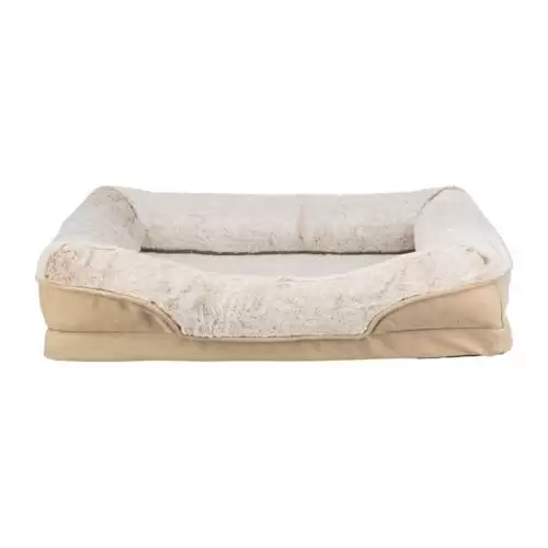 Vital Bed LINO, ortopedický obdélníkový pelech, béžová 90 x 65 cm