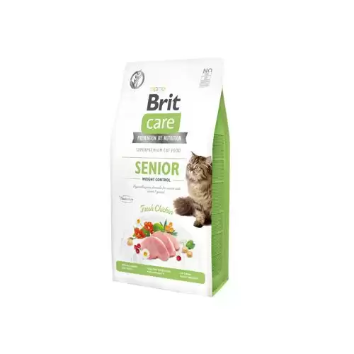 Brit Care Cat GF Senior Weight Control 7kg