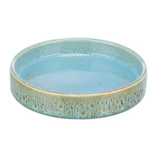 Keramická miska s nízkým okrajem 0,25 l/ 15 cm, tyrkysová