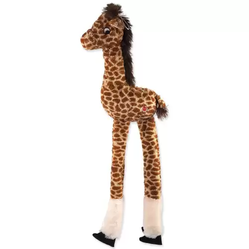 Hračka Dog Fantasy Jumbo žirafa pískací a šustící 87cm  