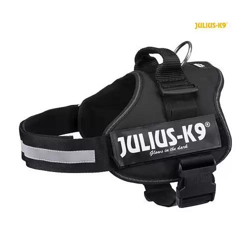 Julius-K9 silový postroj 1/L 66-85 cm/50 mm,  - černý