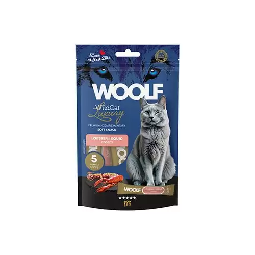 WOOLF WildCat Cream Luxury Lobster&Squid 5x14g