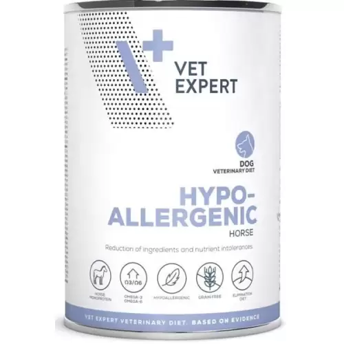  VetExpert VD 4T Hypoallergenic Horse Dog konzerva 400g